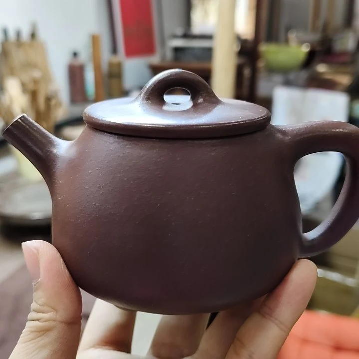 茶壶底槽青高石瓢250毫升