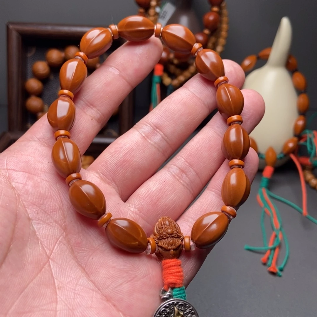 橄榄核手串/手链大鹏展翅 苏工 橄榄核手串