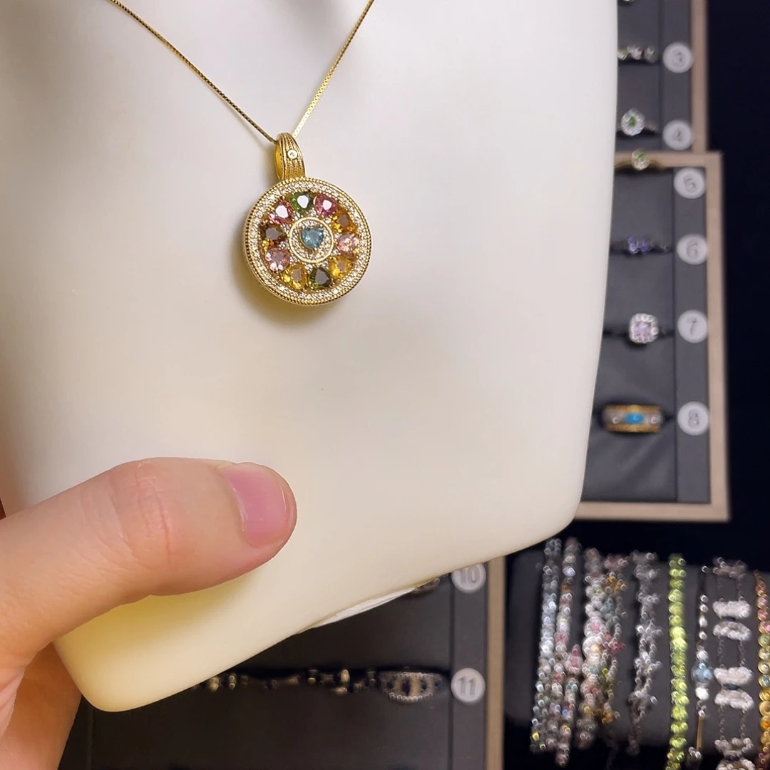 吊坠925银皮不带证链接