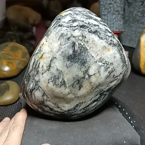 新疆金丝玉原石国画