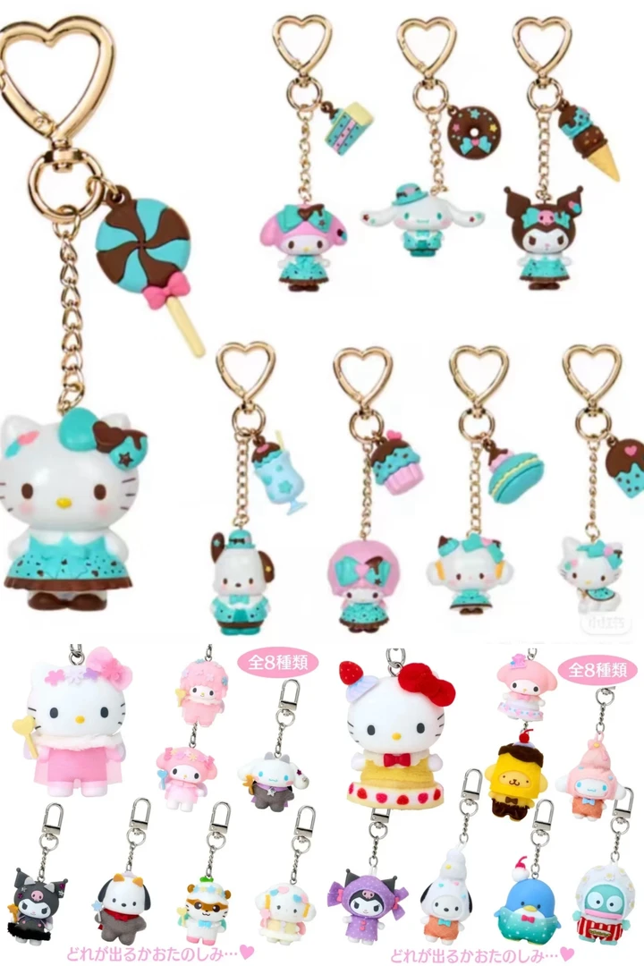 【菠萝拆卡】三丽鸥薄巧/天使恶魔/甜点挂件盲盒