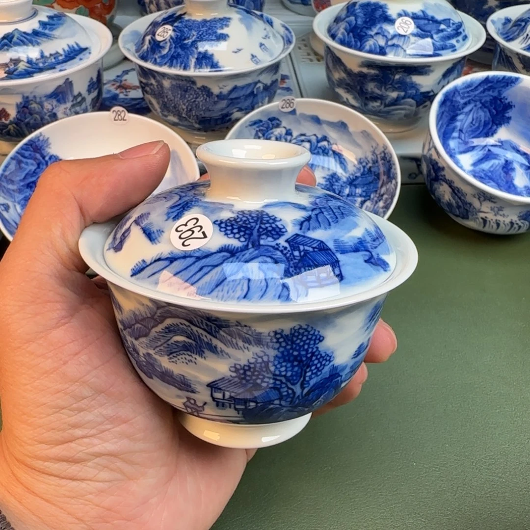 陶纯手工纯手绘茶具293