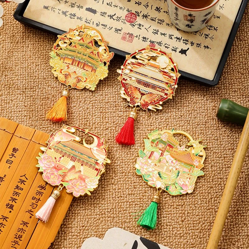 【金属款】文创冰箱贴金属国潮工艺纪念品对对碰