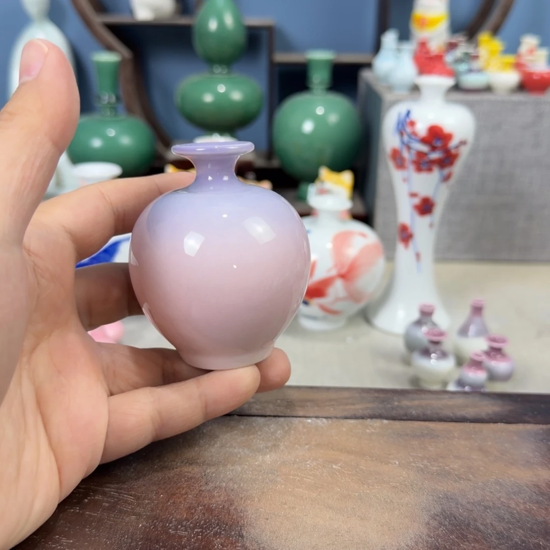 陶瓷手工小花器摆件