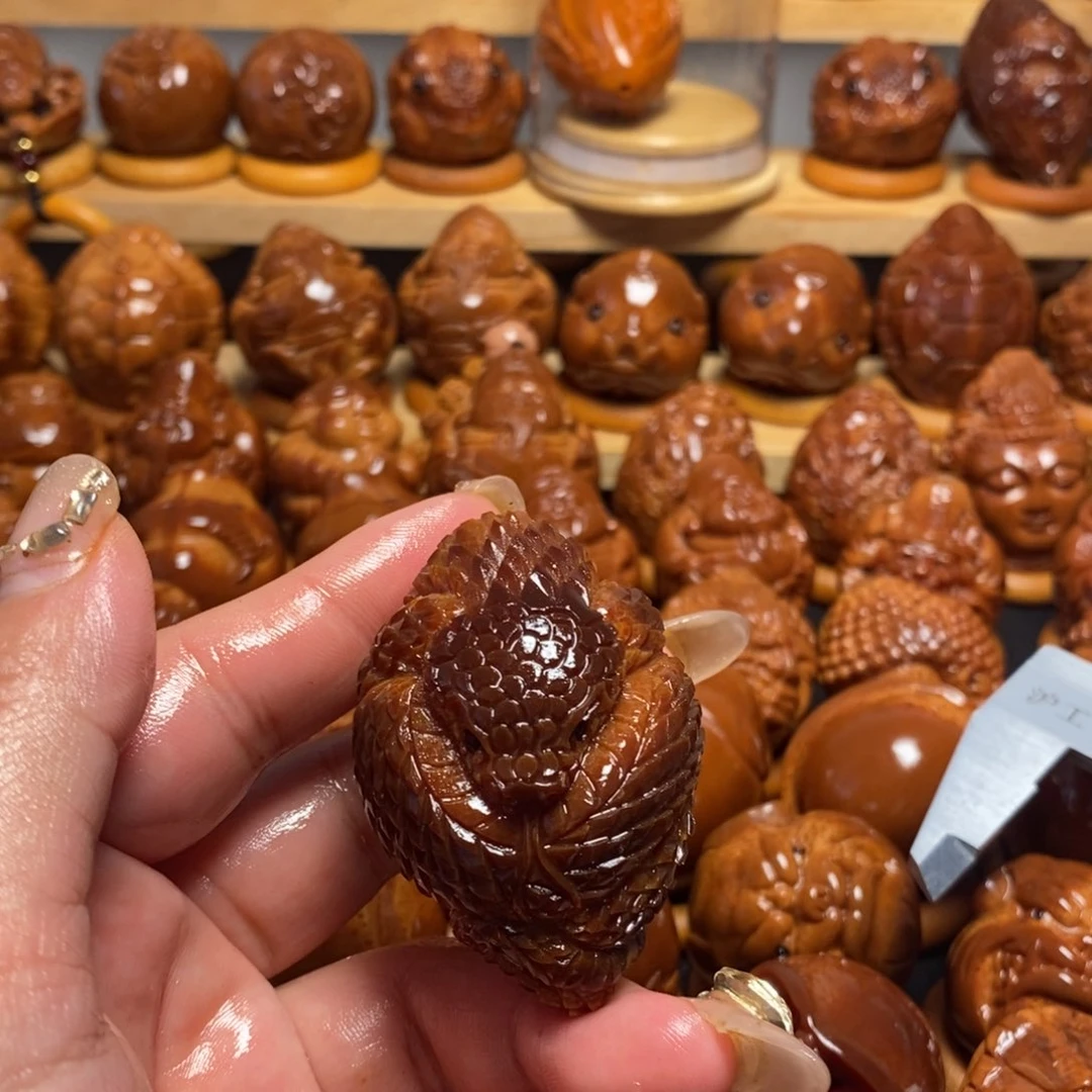 【闪购商品】橄榄核吊坠茶**味纯手工蛇