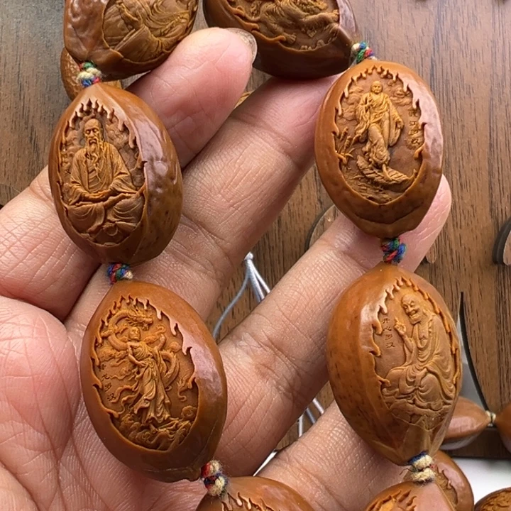 橄榄核手串/手链2.2双面罗汉