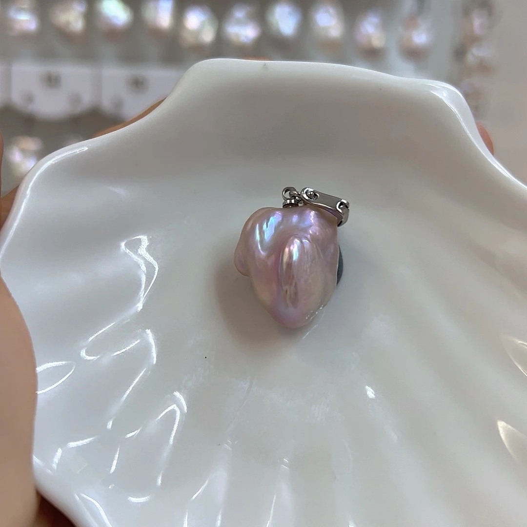 淡水珍珠颈饰银S925镶嵌