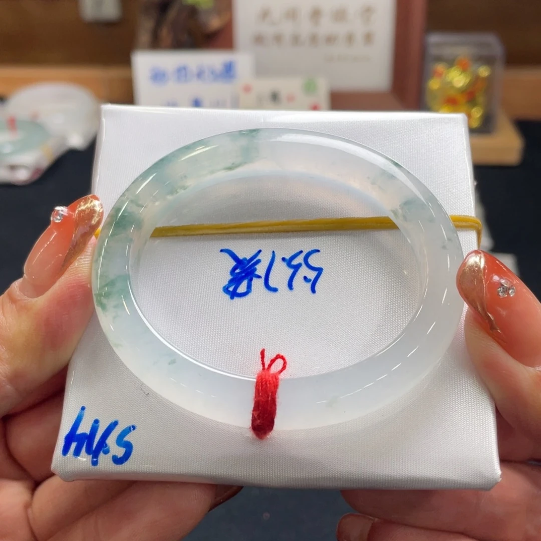 翡翠手镯未镶嵌翡翠53.8贵妃