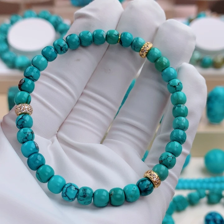 绿松石未镶嵌挂件