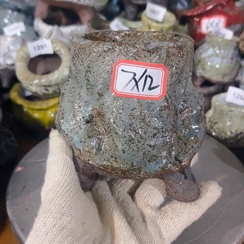 粗陶花盆手工花盆制作就这样