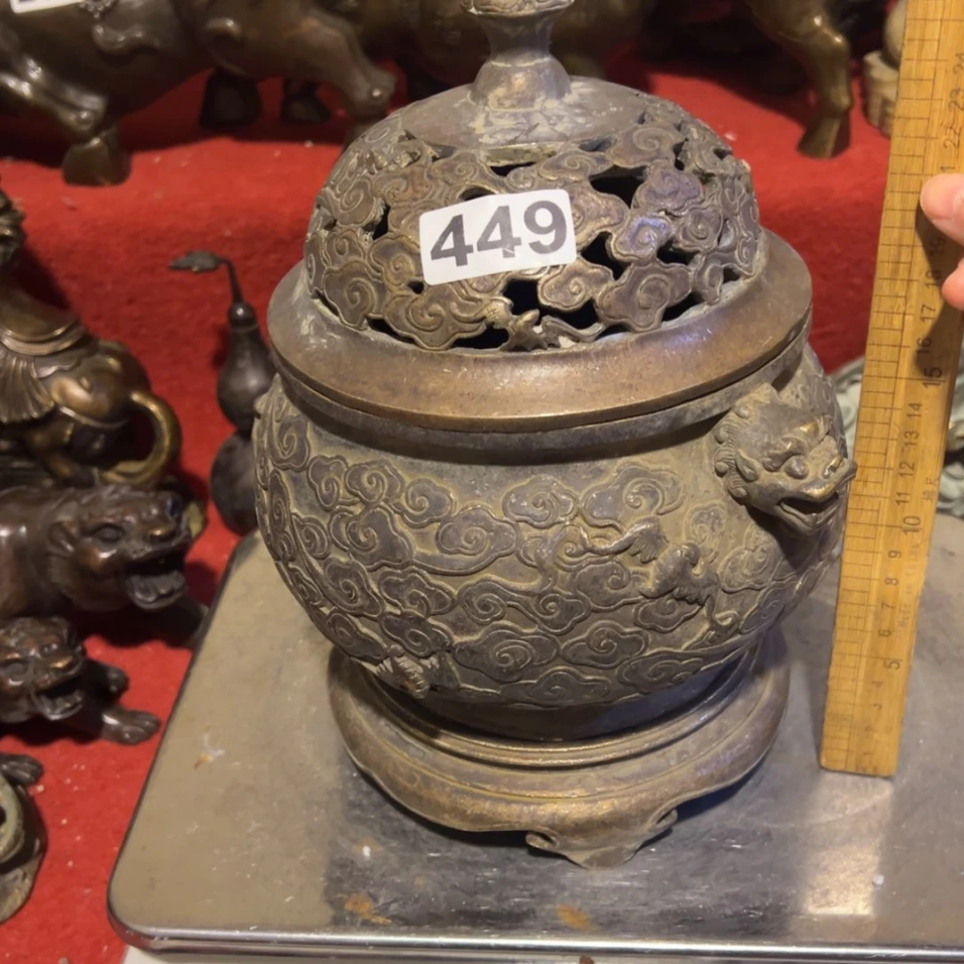 顺***水黄铜摆件，文房摆件