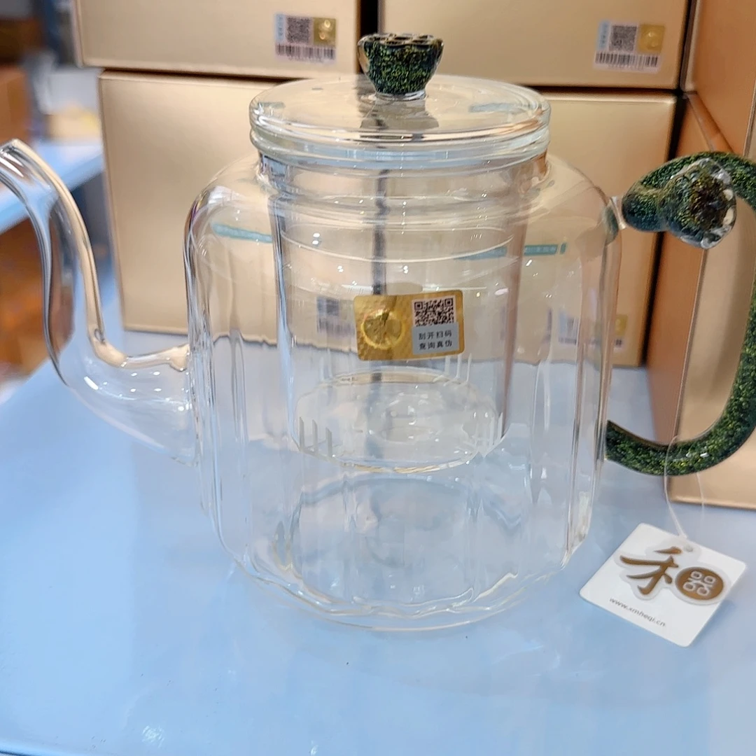 萨***洛禾器莲君壶双内胆黑金