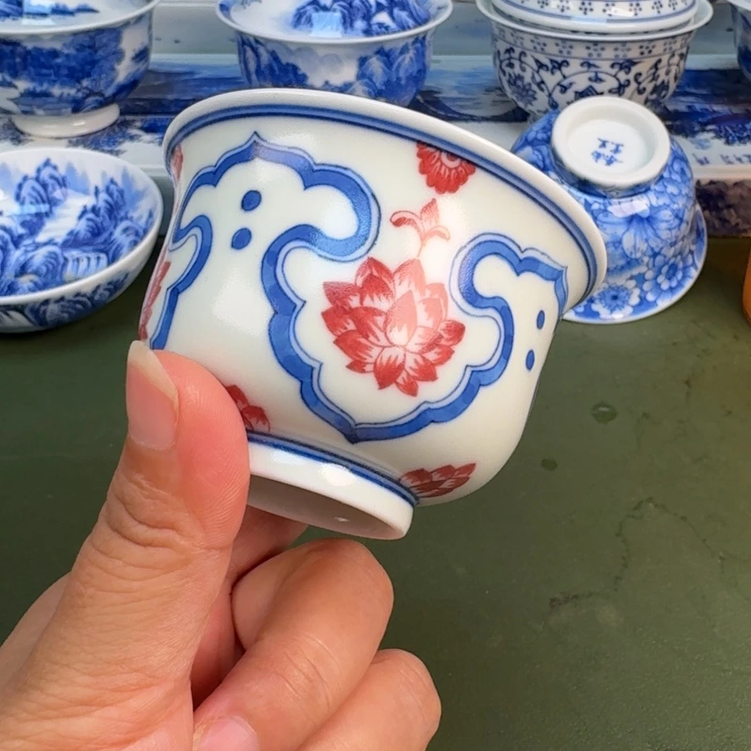 景德镇纯手绘茶具圆圆245