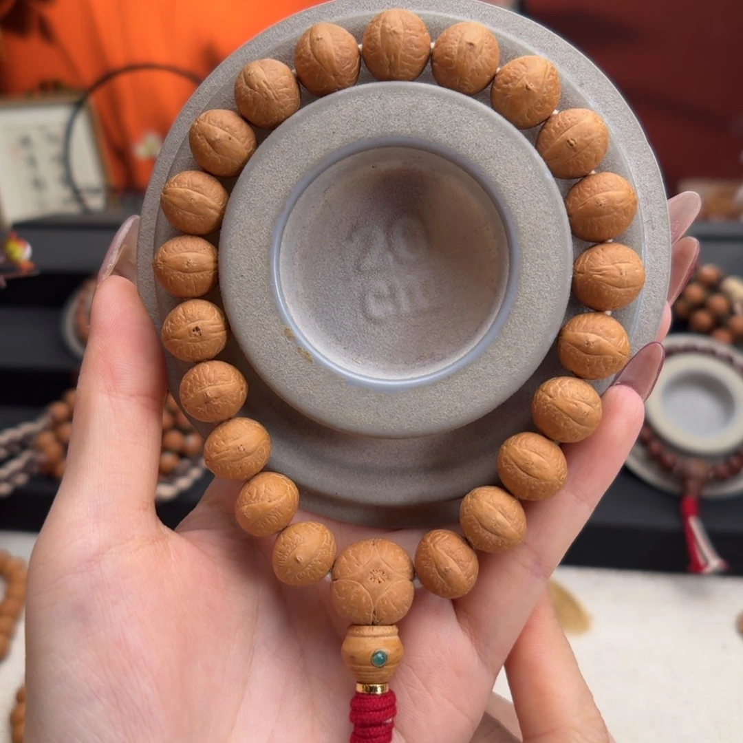 手串凤眼菩提13mm铁籽单圈素串小手持精挑