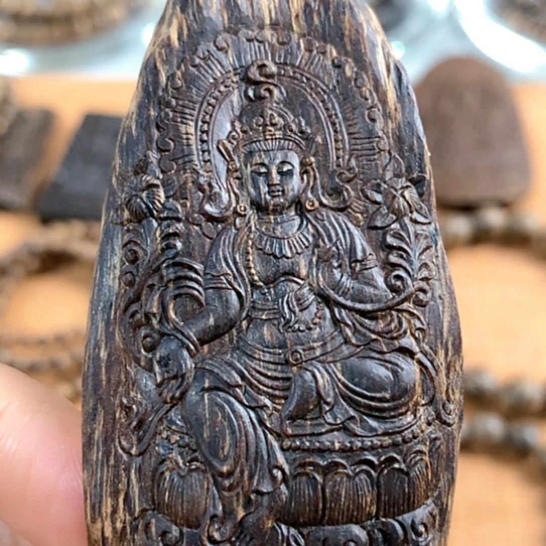 【闪购商品】沉香手串富森红土边界料渡母沉水牌子