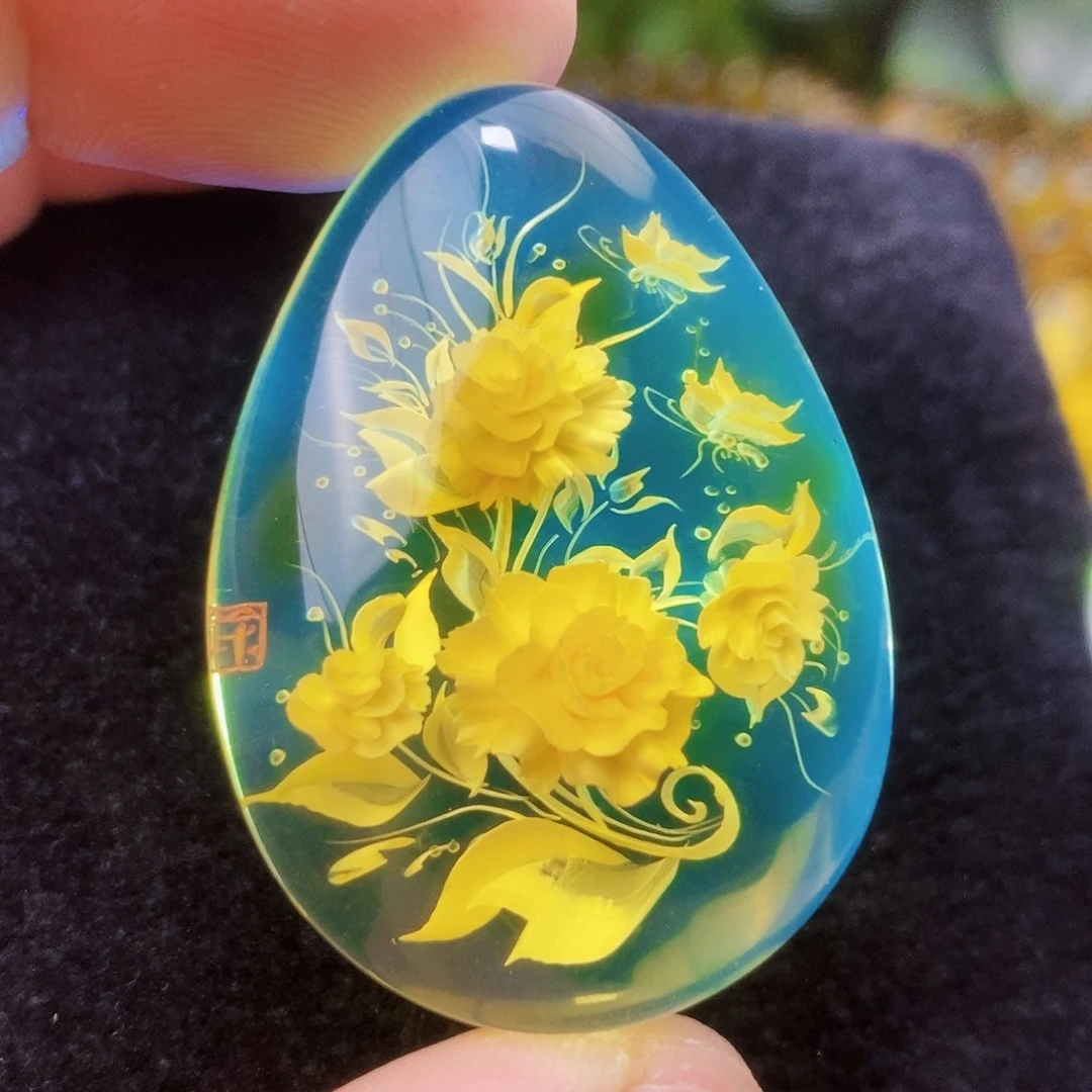 【闪购商品】金珀吊坠(不含链)未镶嵌