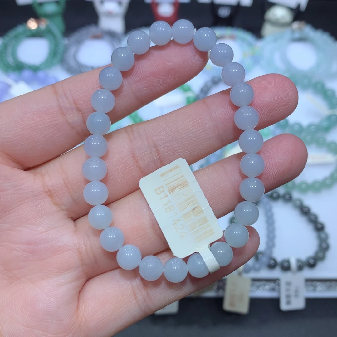 翡翠未镶嵌手串天然