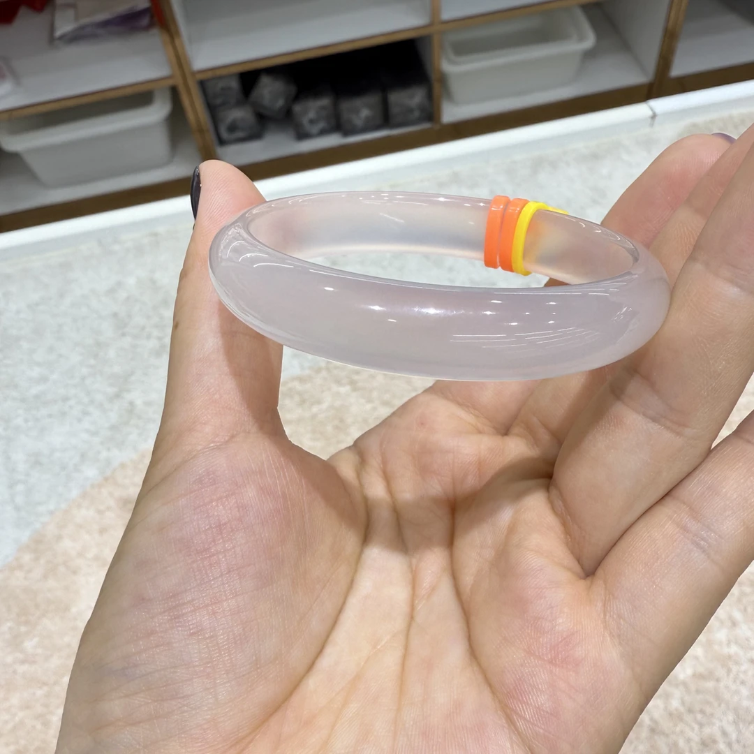 天然玉髓荔枝冻手镯55.3圈口