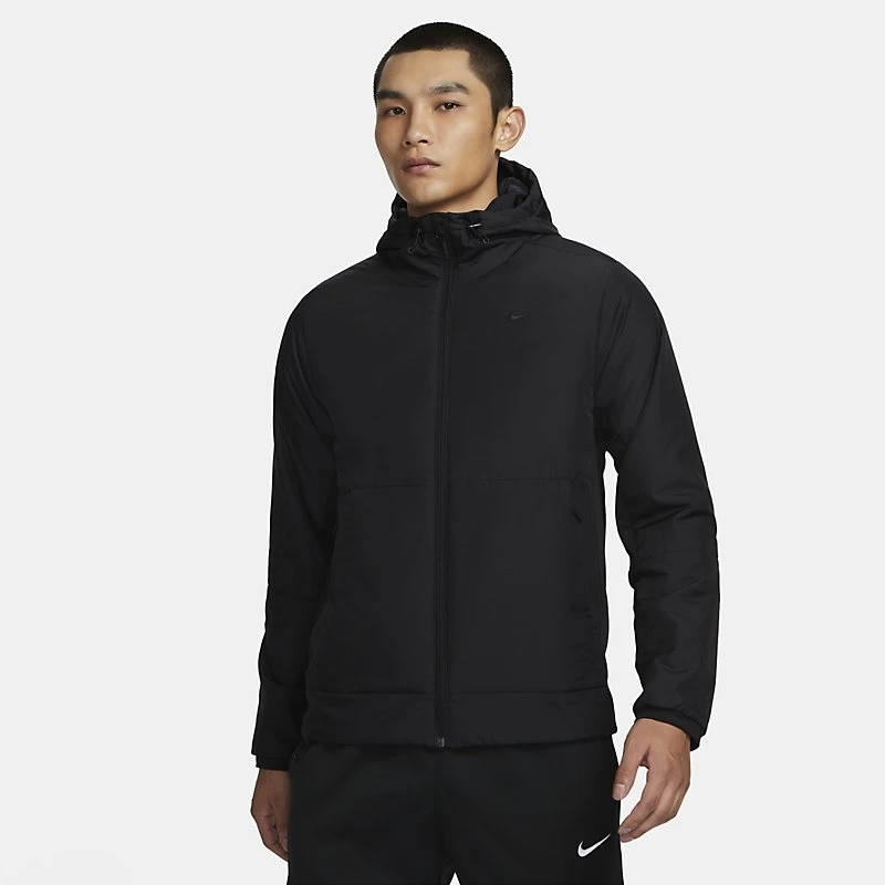NIKE/耐克Therma-FIT男子连帽长袖运动休闲薄棉服夹克FB7545010