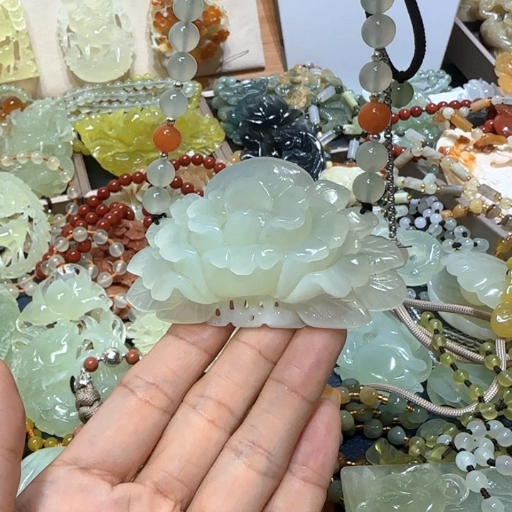 未镶嵌蛇纹石玉小摆