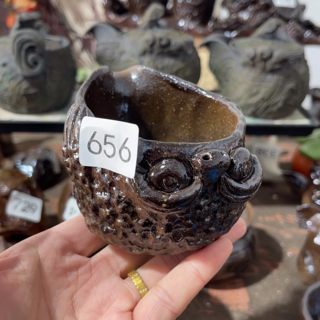 木村信鸿柴烧宝瓶