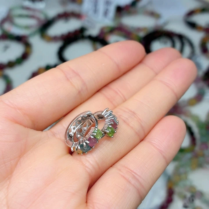 碧玺未镶嵌手链48