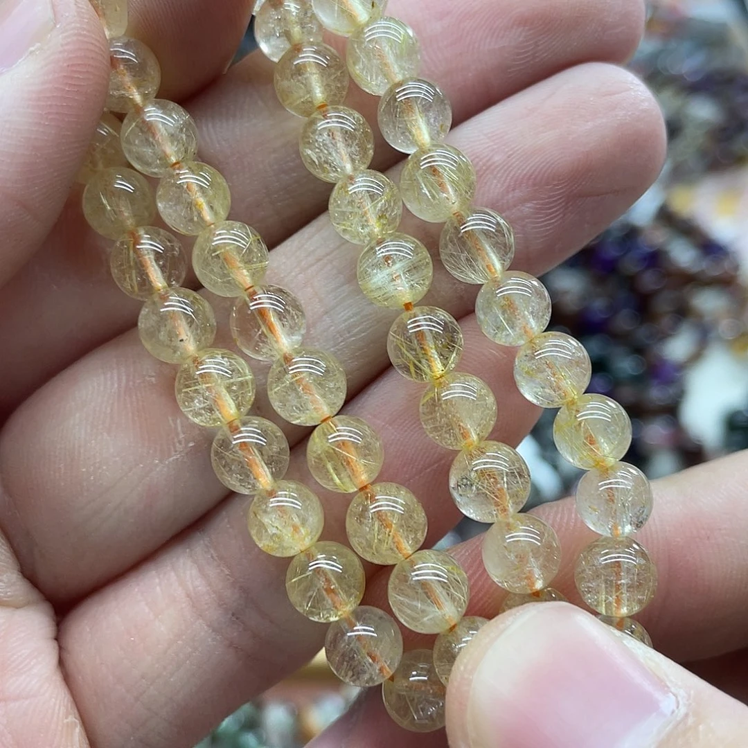 水晶未镶嵌手链多样性发货发一条