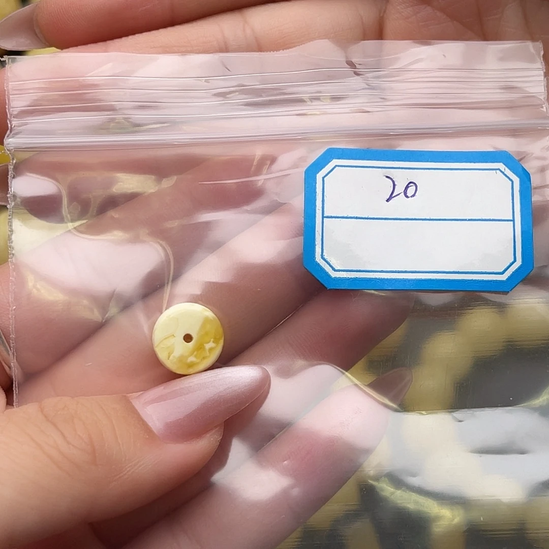琥珀未镶嵌裸石蜜蜡隔片梦