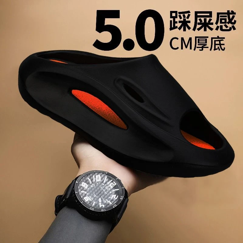 运动拖鞋男款夏季外穿潮流2025新款防滑防臭软底凉拖鞋男网红超火