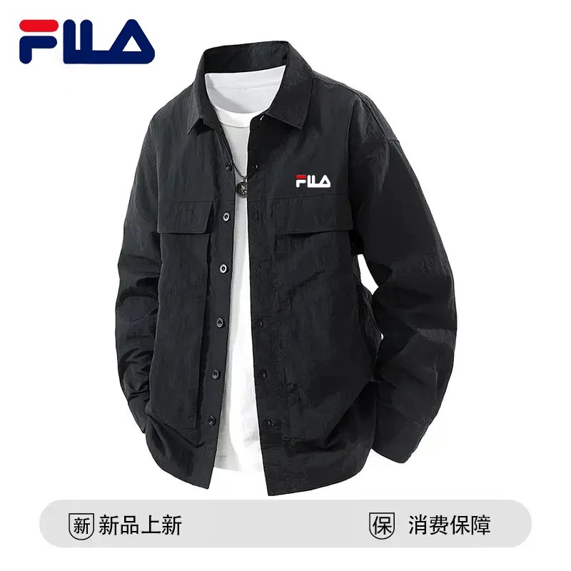 一折专区丨工装衬衫男士长袖春秋季新款潮牌翻领休闲外套日系衬衣