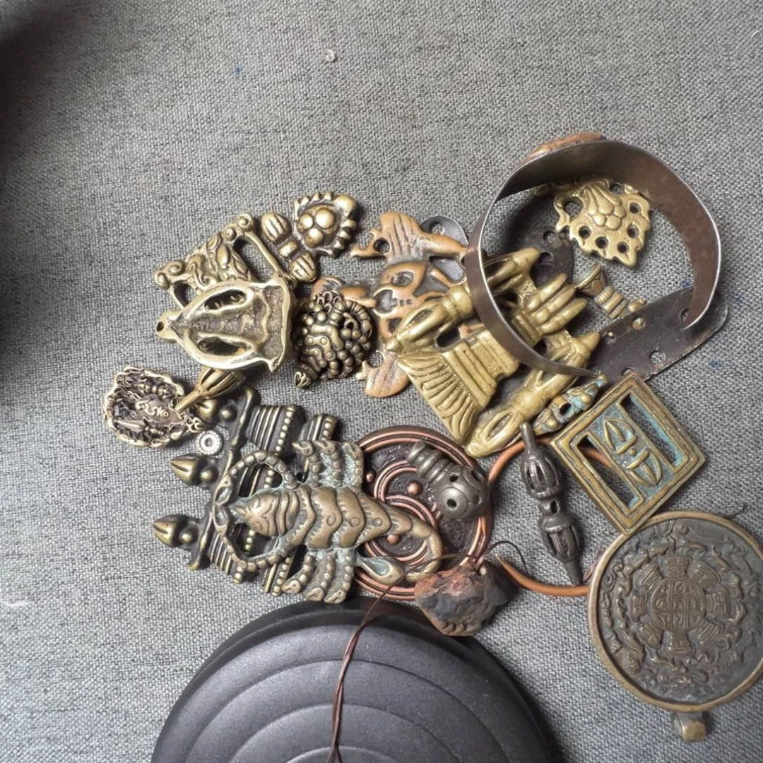 琉璃纯铜合金工艺品随机发货