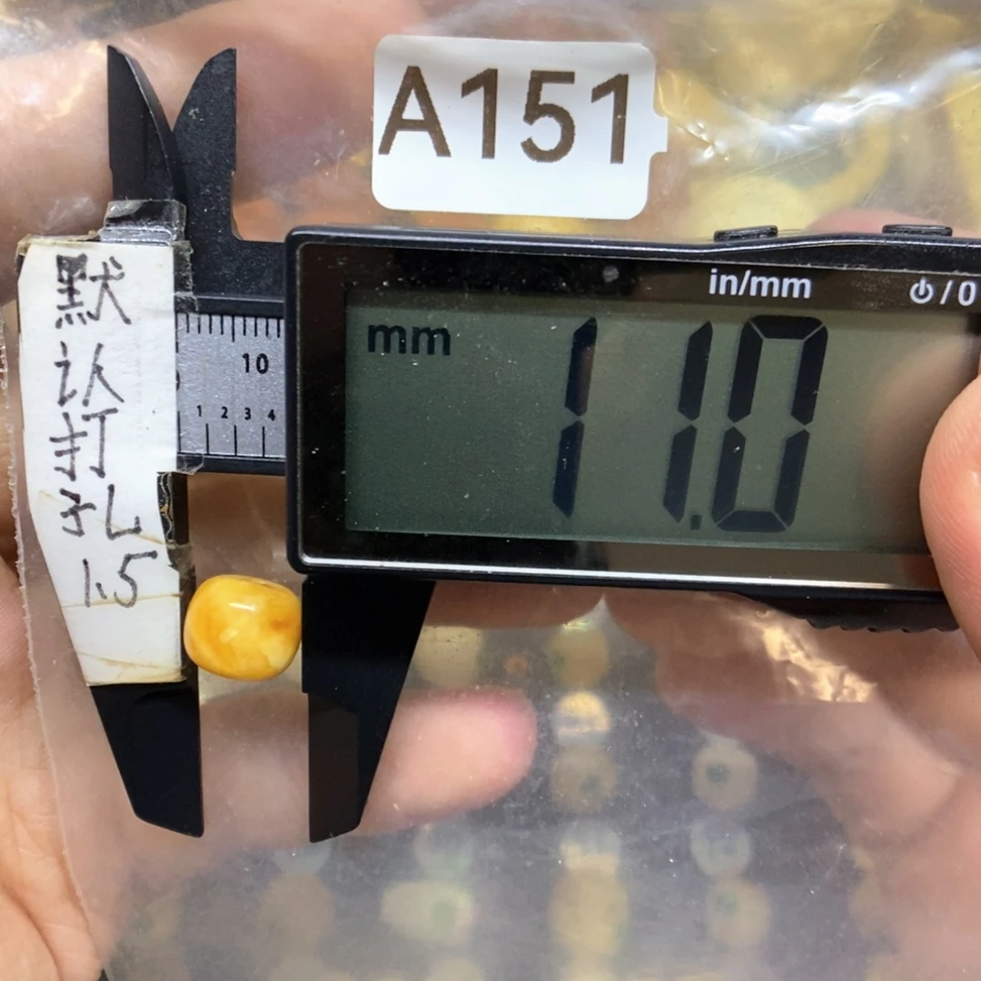 裸石蜜蜡未镶嵌烤色烤色满蜡妖花搭配8加9加手串