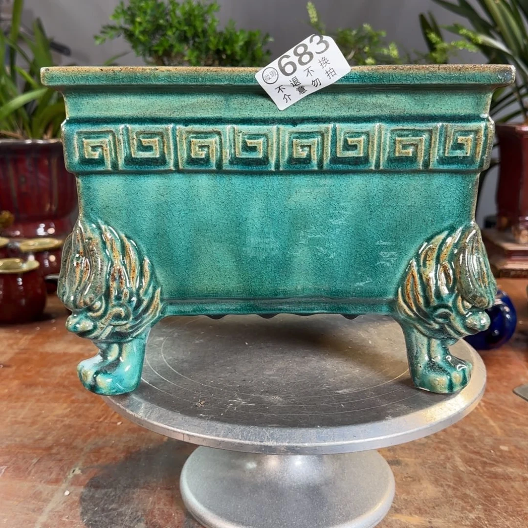 紫砂花盆五*林683瑕疵品