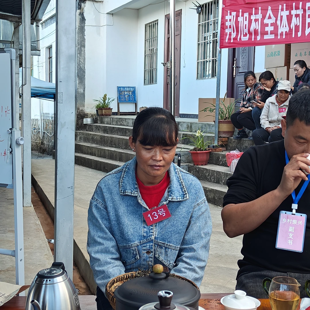 【支书优选】2024年 邦旭村13号茶农家多依树普洱茶头春生茶 散茶