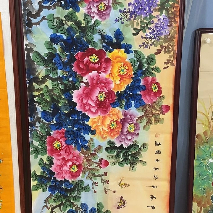 三个张画廊直播间！不带框