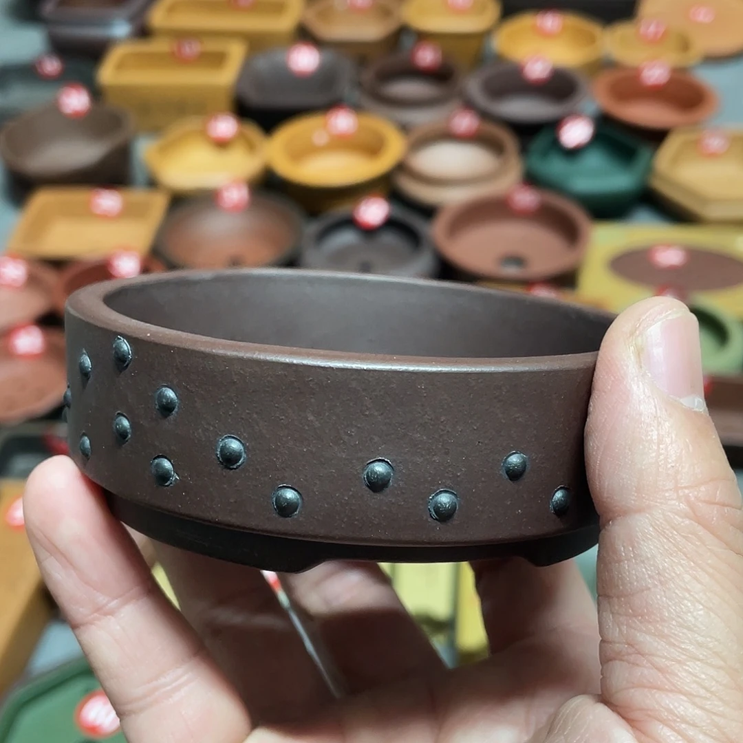 紫砂小盆9*2.3cmmmmm