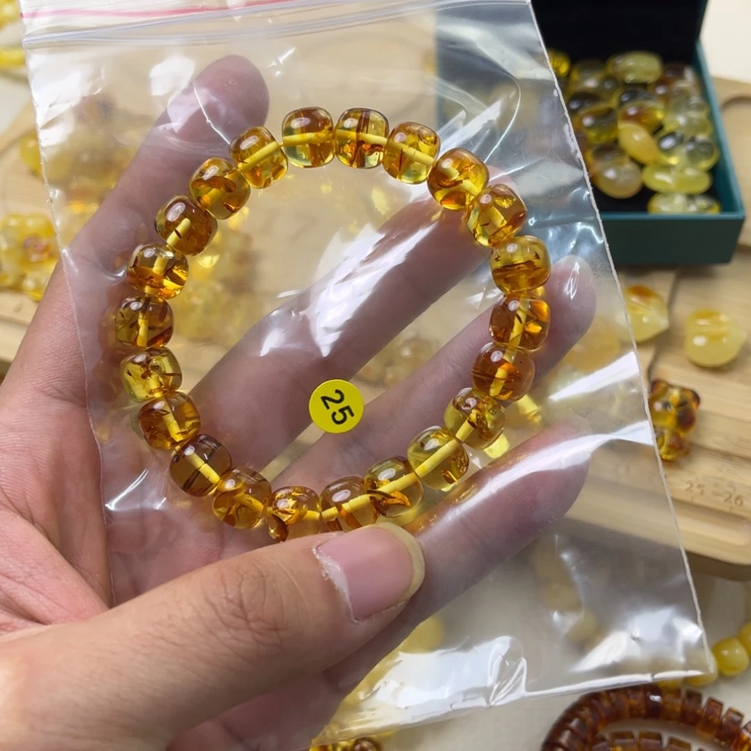 琥珀未镶嵌珠宝奇石