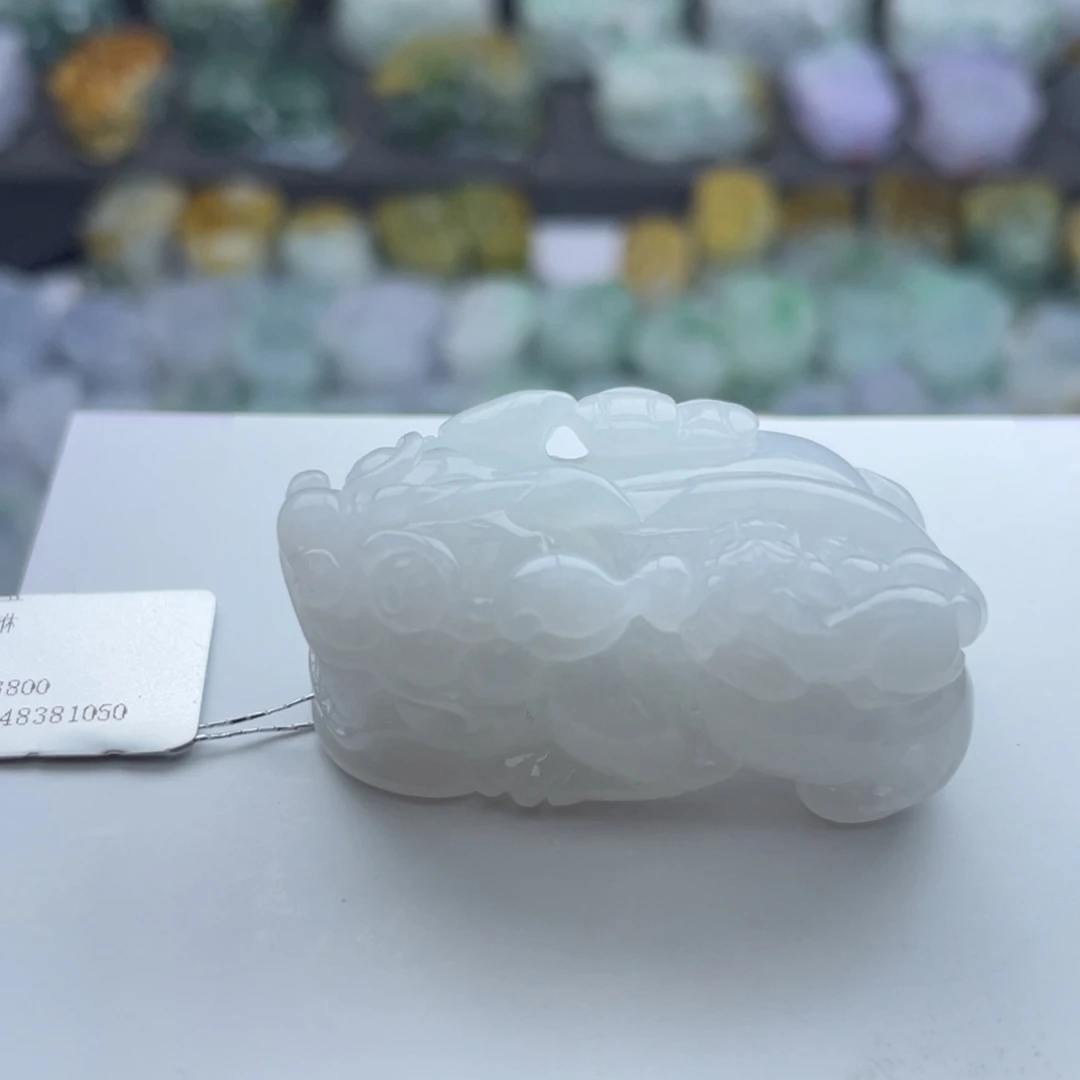 翡翠颈饰未镶嵌范**军貔貅