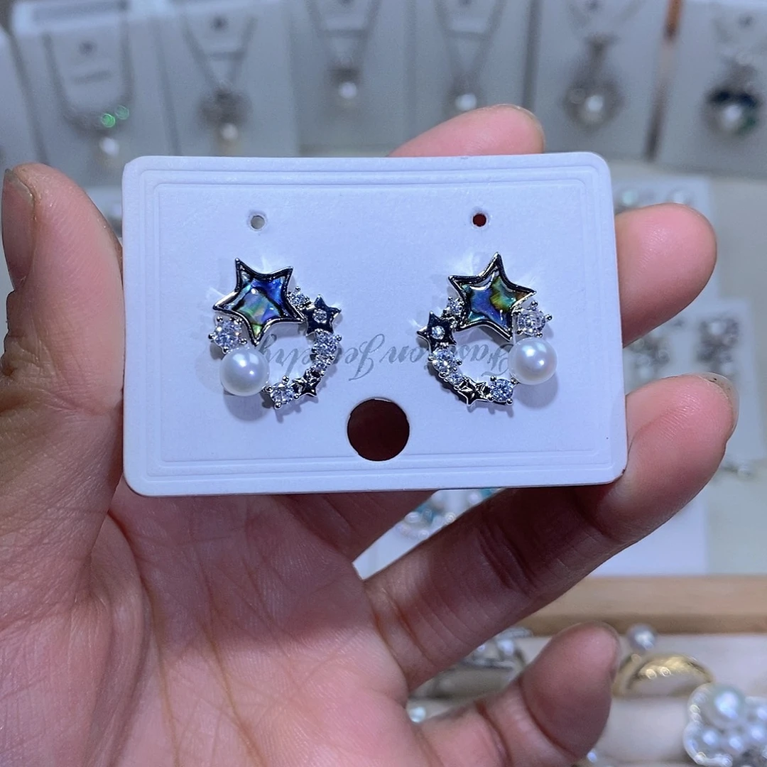 未镶嵌淡水珍珠耳饰