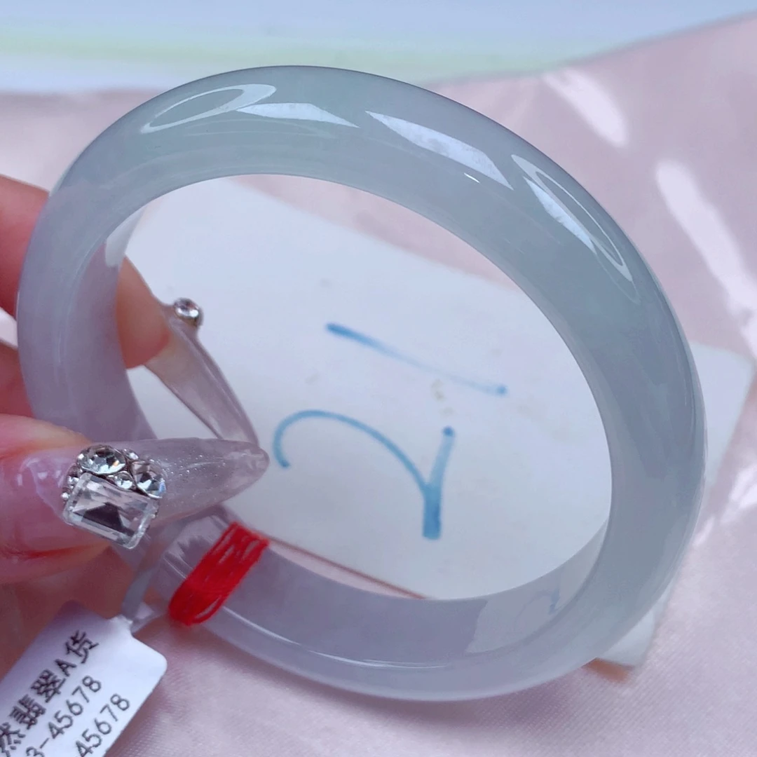 翡翠手镯未镶嵌天然缅甸翡翠A货手镯