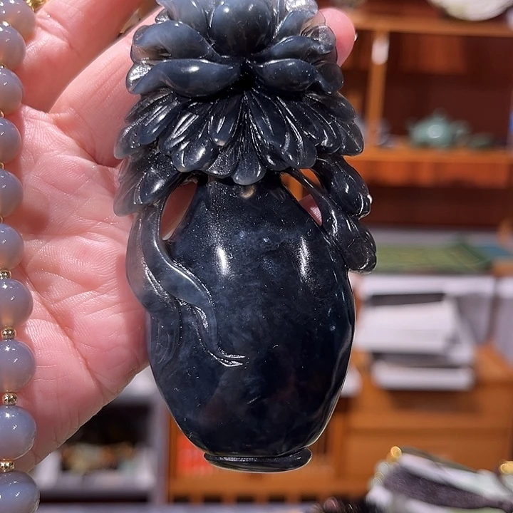 未镶嵌岫玉毛衣链