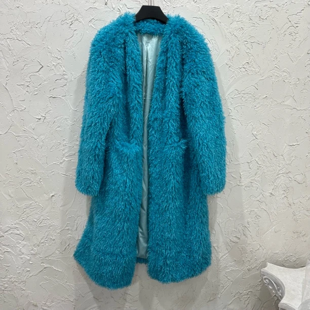 长款侧开叉潇洒外套大衣 大气又松弛