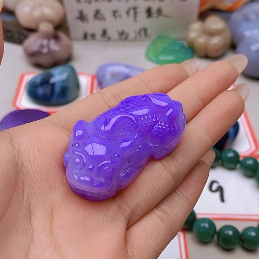 【闪购商品】未镶嵌玛瑙/玉髓珠宝半成品炉**青