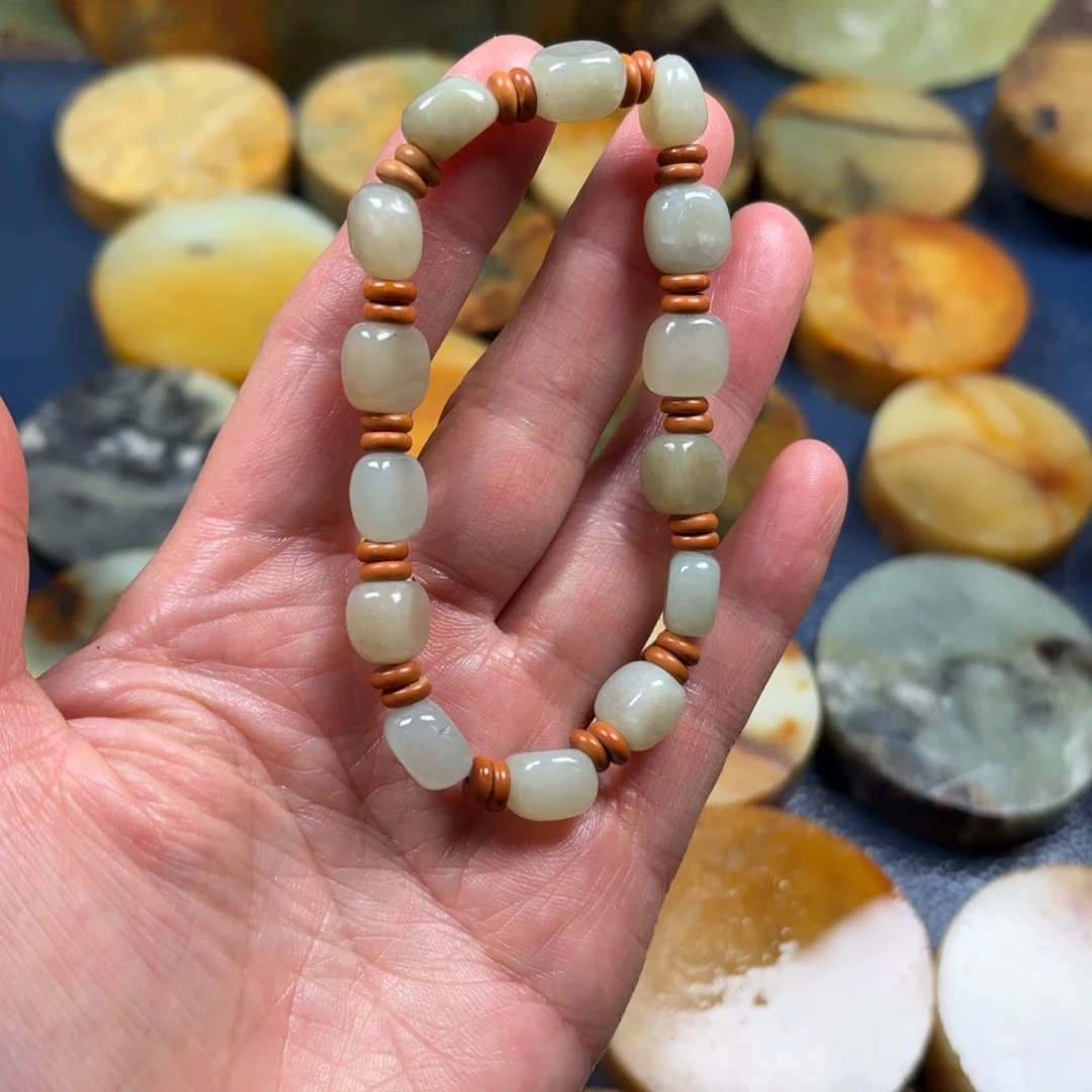 蛇纹石玉未镶嵌珠宝半成品