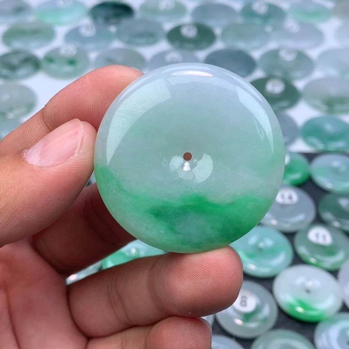 颈饰未镶嵌翡翠缅甸天然A货翡翠43.2-6.3