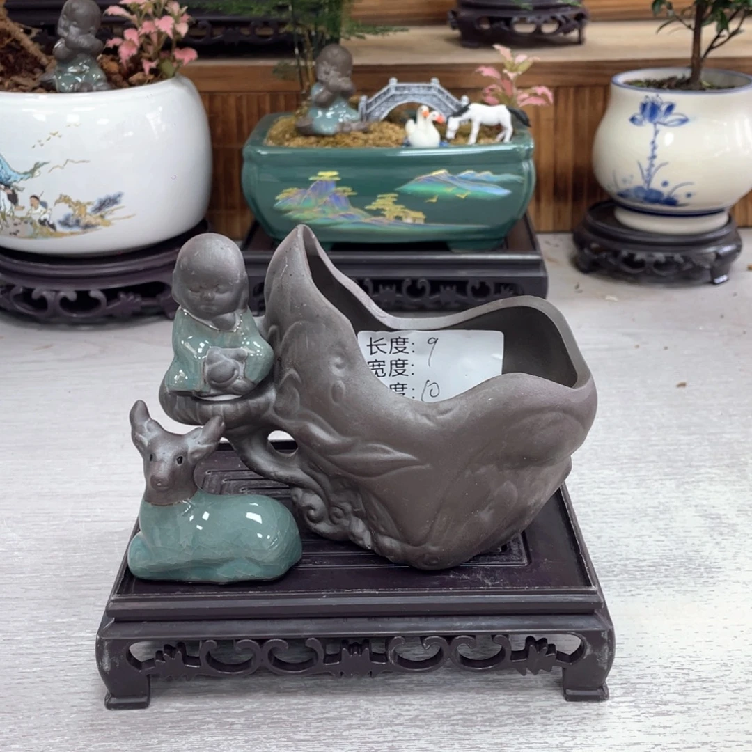 陶瓷花盆艺术展获优秀作品好