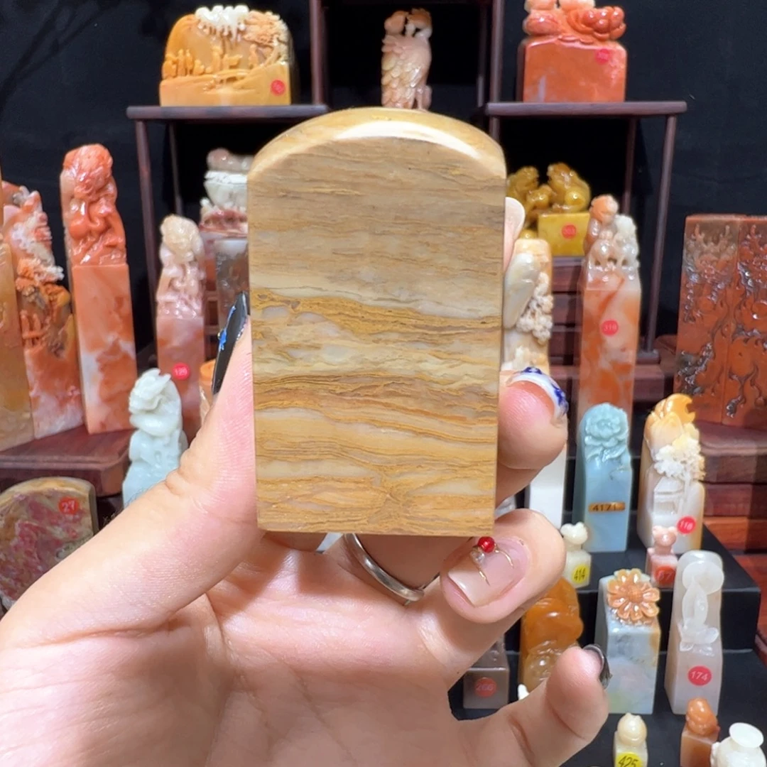 昌化石印石手工制作