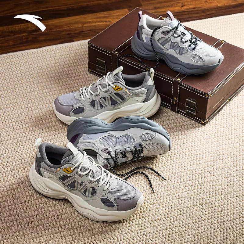 年终抢购安踏PG老爹鞋厚底休闲情侣跑步秋冬暖系运动鞋美式鞋子