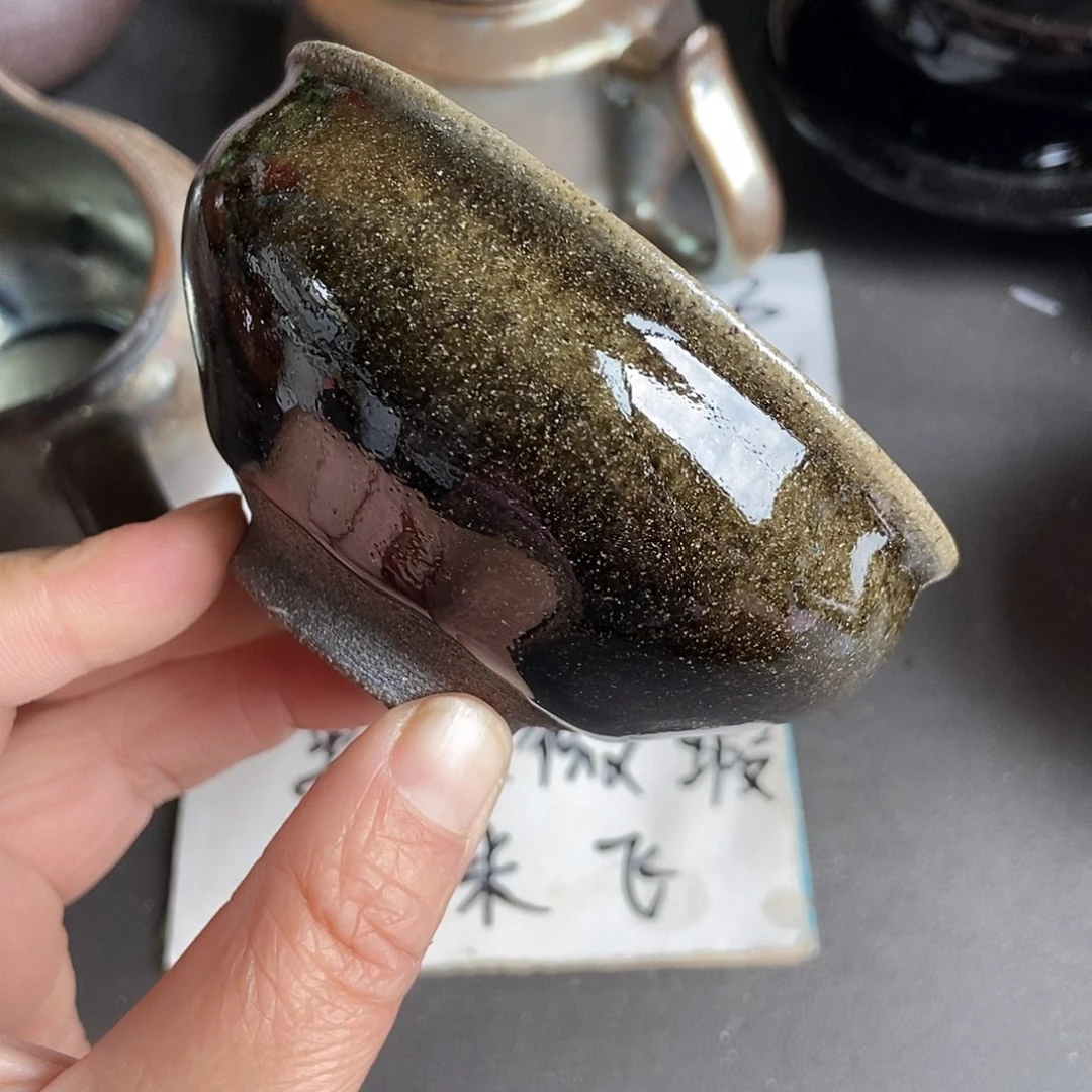 茶盏346 建窑建盏微瑕磨底