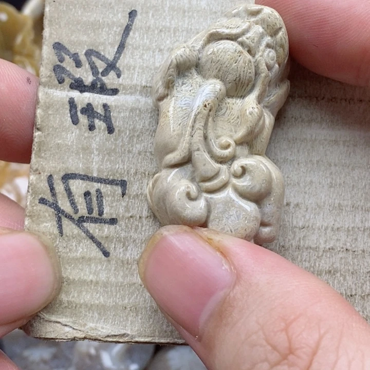 颈饰未镶嵌硅化珊瑚(珊瑚玉)如**华小